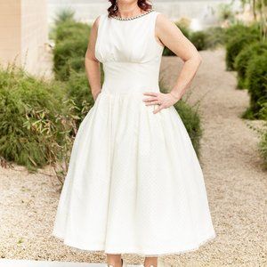 Tea length dress